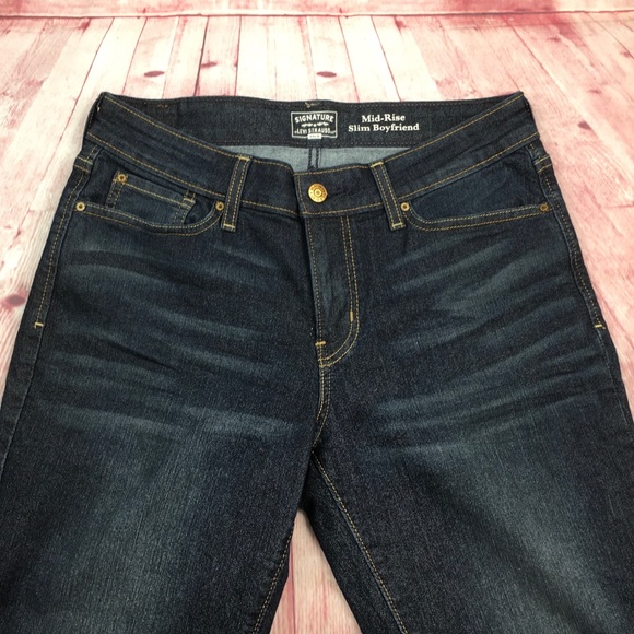 🌸Levi’s Signature Mid Rise Slim Boyfriend Jean Size 8x25” - Picture 3 of 10